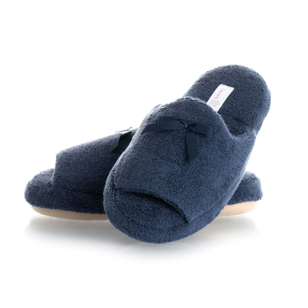 Chinelo Nina Infantil Azul-marinho - Imagem 1