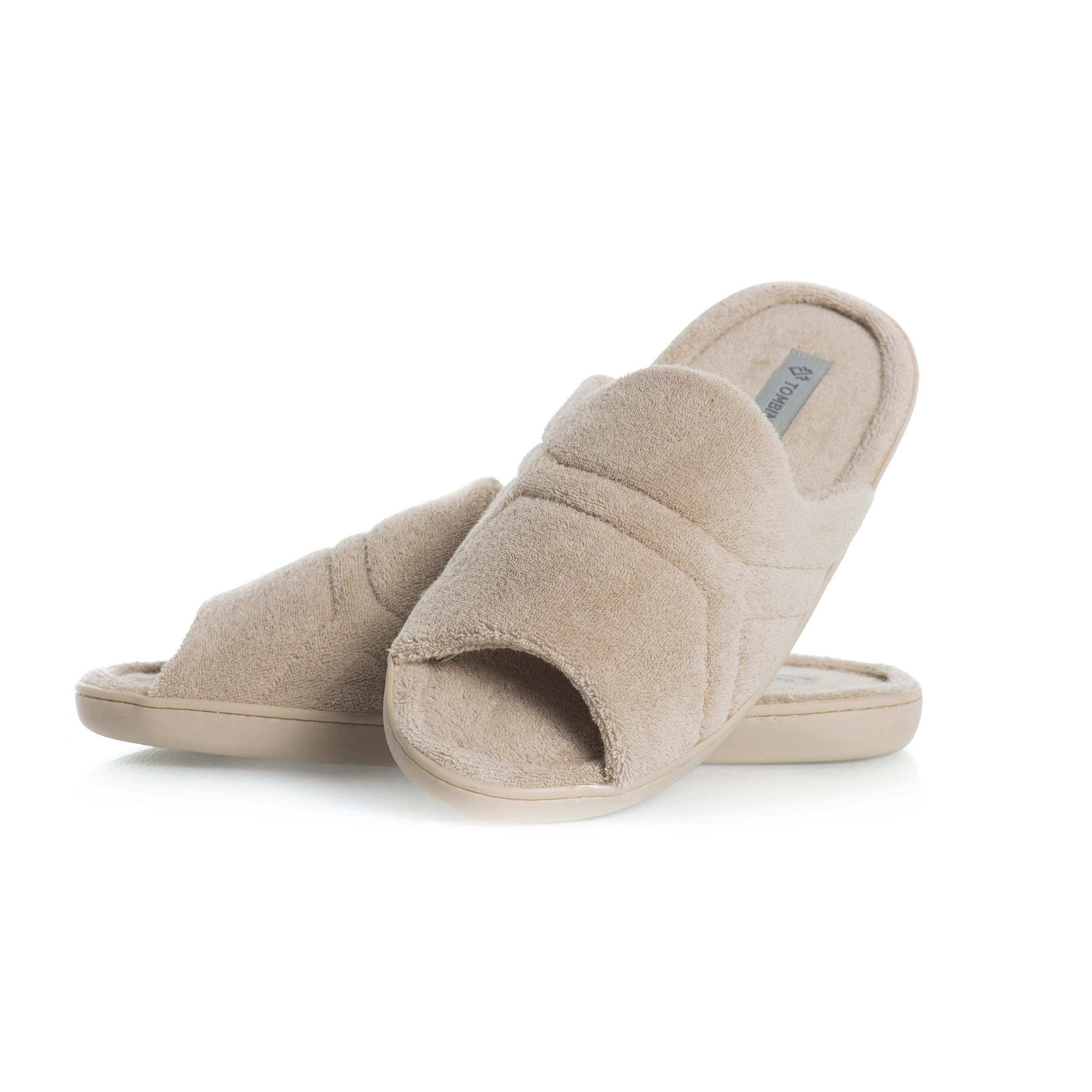 Chinelo Masculino Em Atoalhado Roger Aberto Bege - Imagem 1