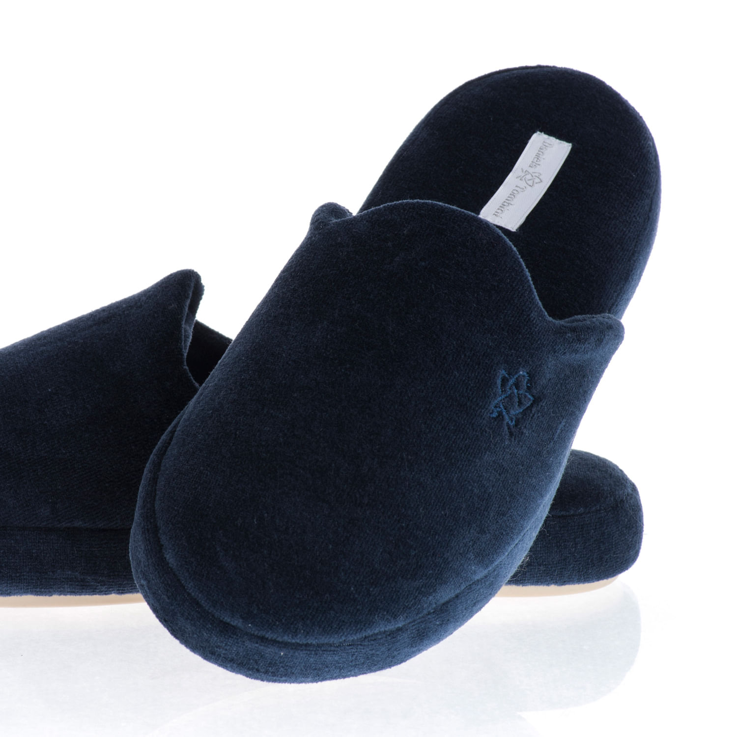 Chinelo Em Plush Elis Azul-marinho - Imagem 2
