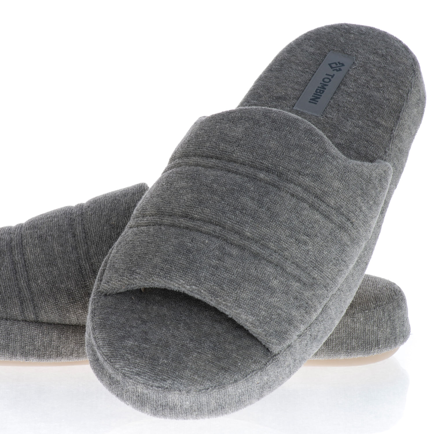 Chinelo Masculino Em Atoalhado Alberto Cinza - Imagem 2