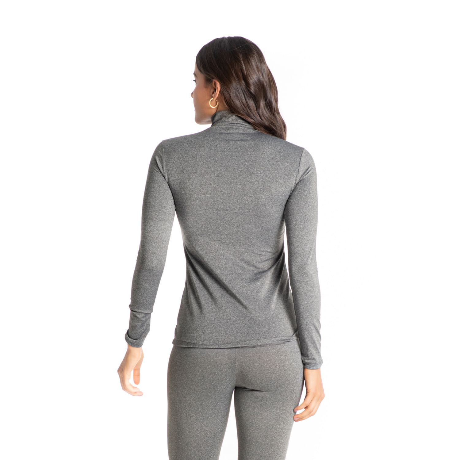 Blusa Gola  Alta Thermo Cinza - Imagem 2