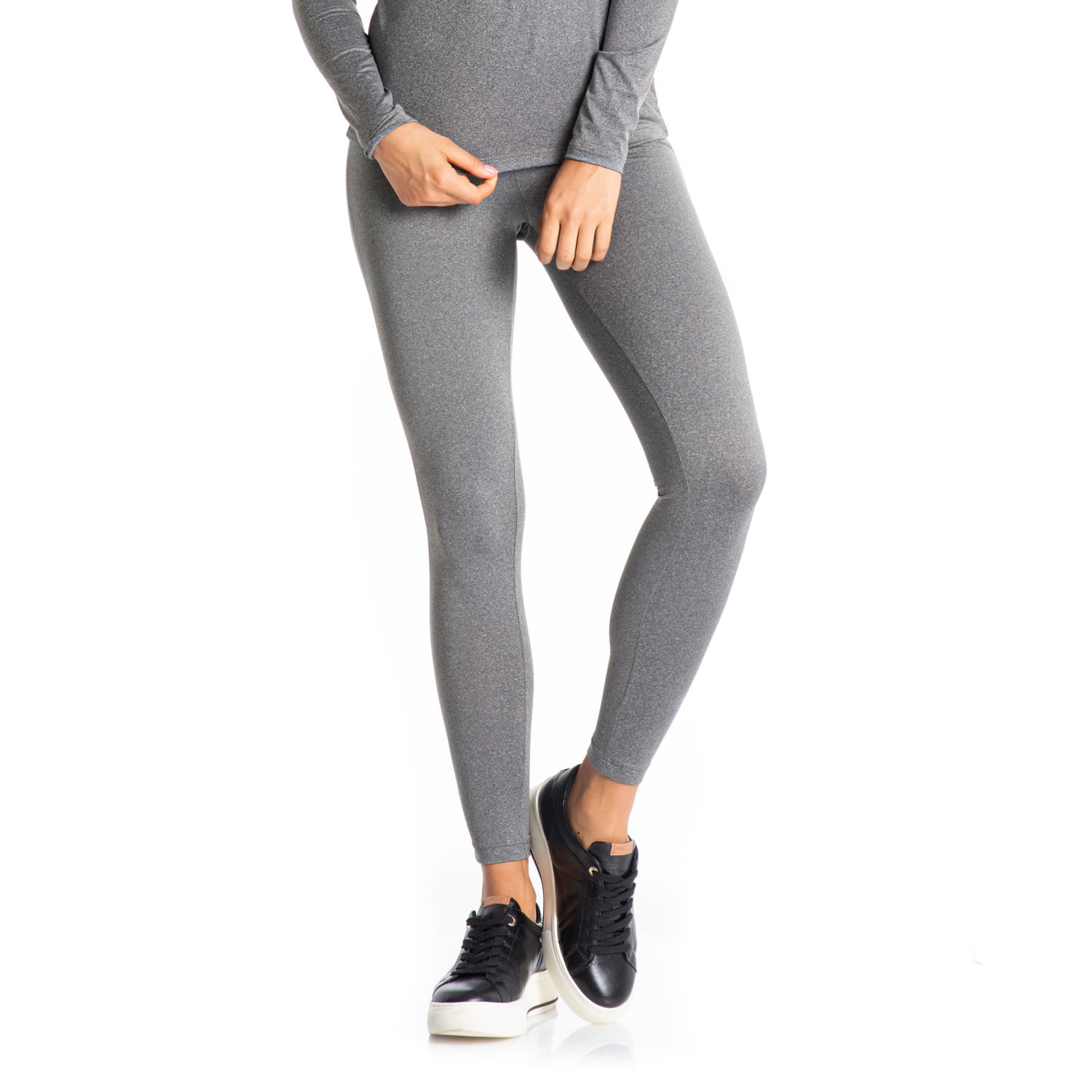 Calça Legging Thermo Cinza - Imagem 1