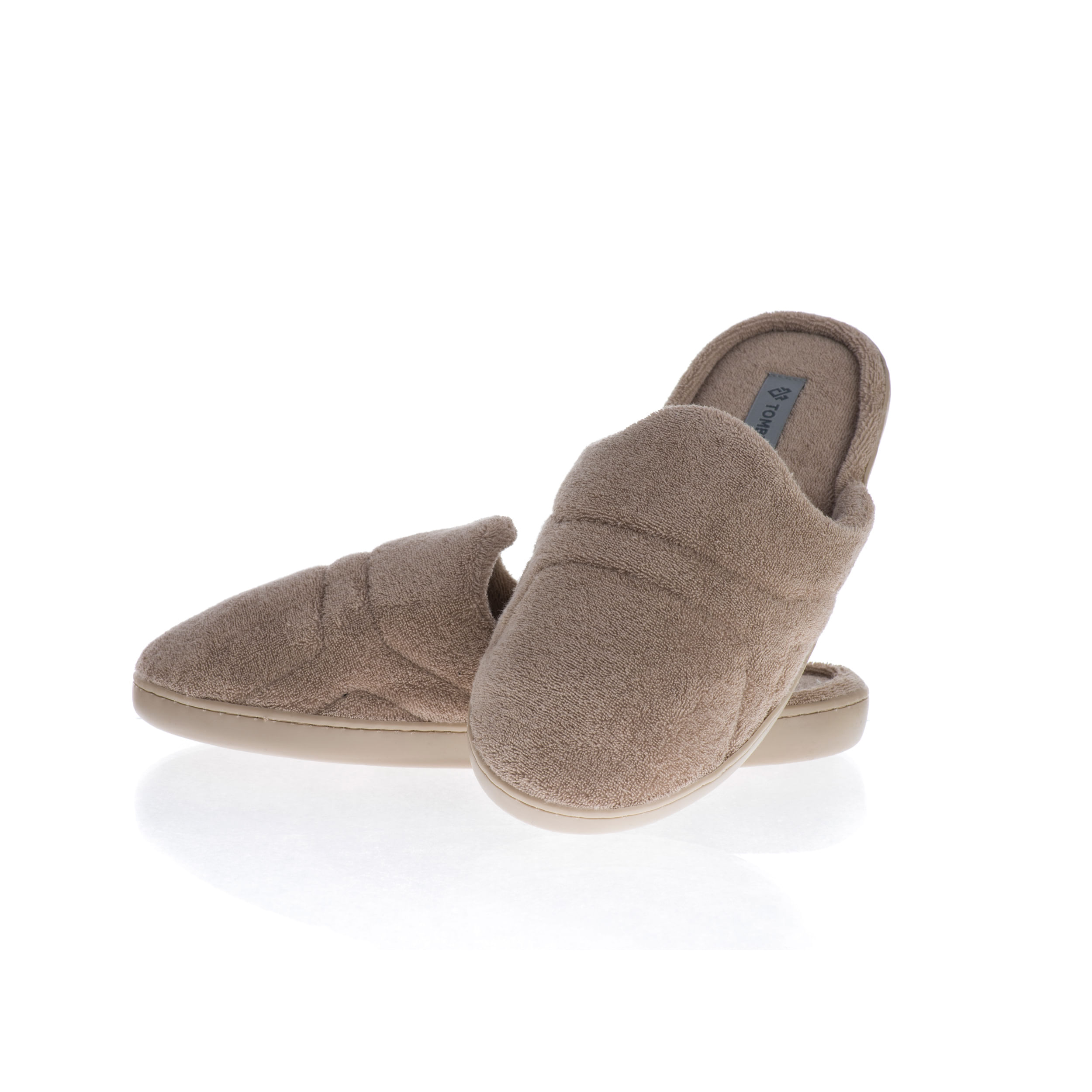 Chinelo Masculino Em Atoalhado Roger Fechado Bege - Imagem 1