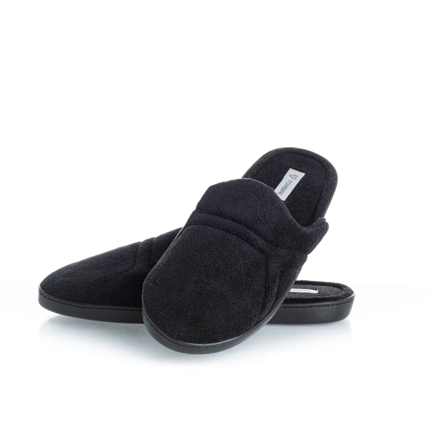 Chinelo Masculino Em Atoalhado Roger Fechado Preto - Imagem 2