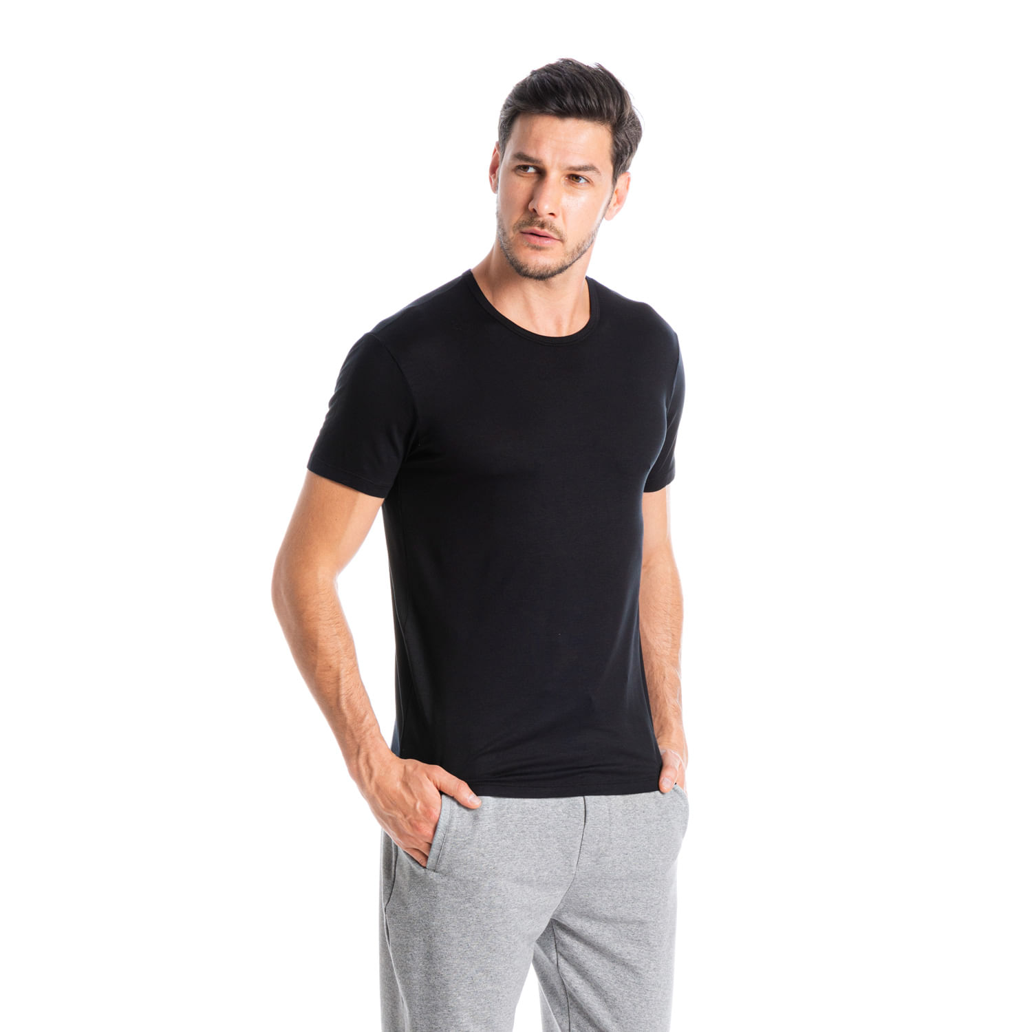 Camiseta Masculina Manga Curta Raul Preto - Imagem 1