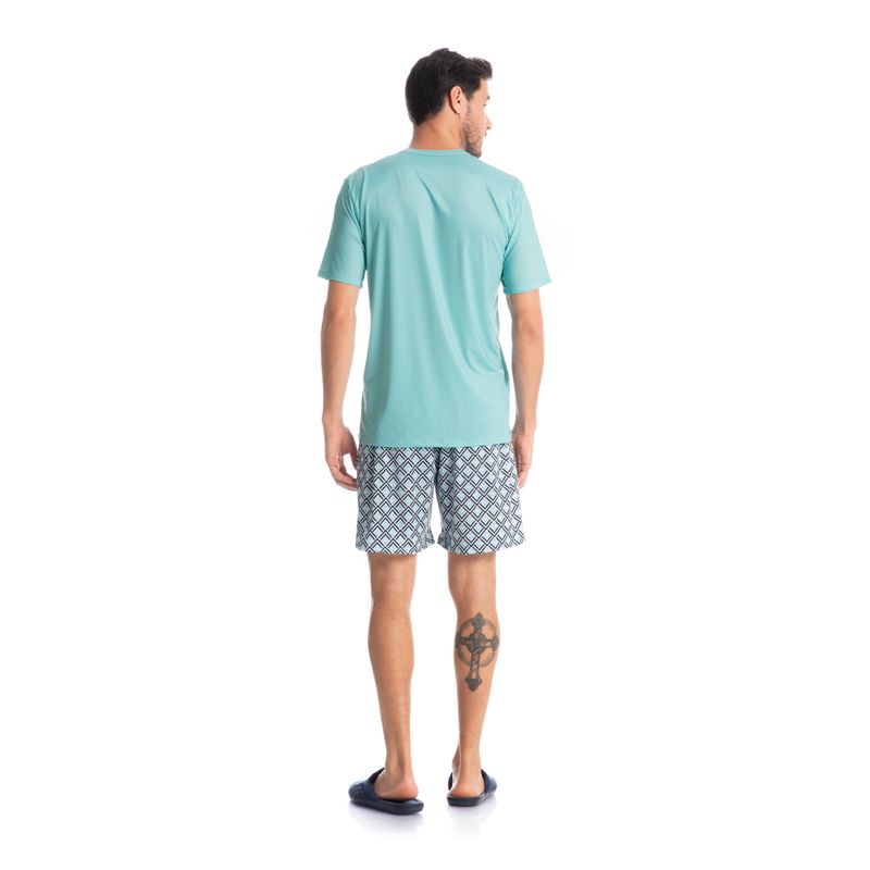 Pijama-Masculino-Curto-Estampado-Clovis-Verde-Daniela-Tombini