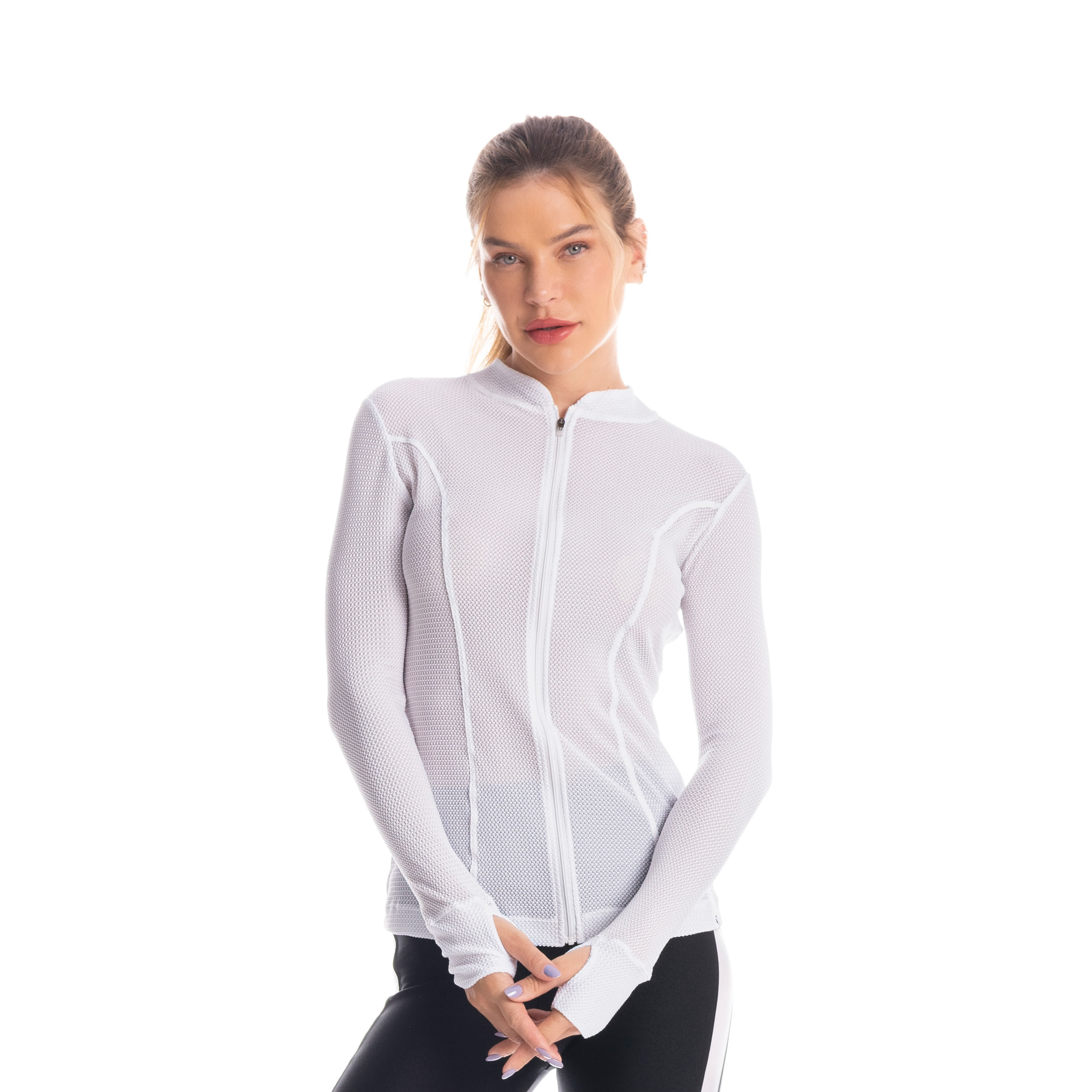 Jaqueta Feminina Tabata Fitted New Vivame Branco - Imagem 1