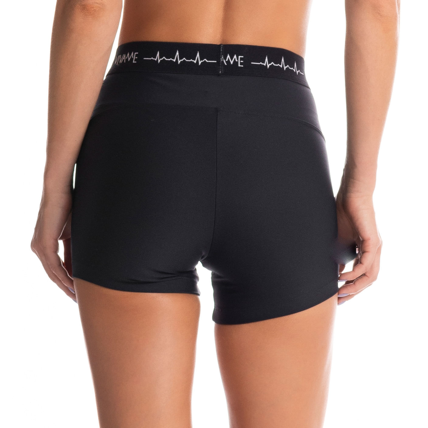 Shorts Feminino Lines Vivame Preto - Imagem 2