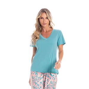Pijama Feminino Pescador Onça Valentina