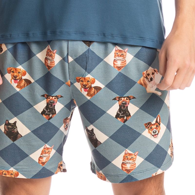 Pijama-Masculino-Curto-Xadrez-Vira-Latas-Daniela-Tombini