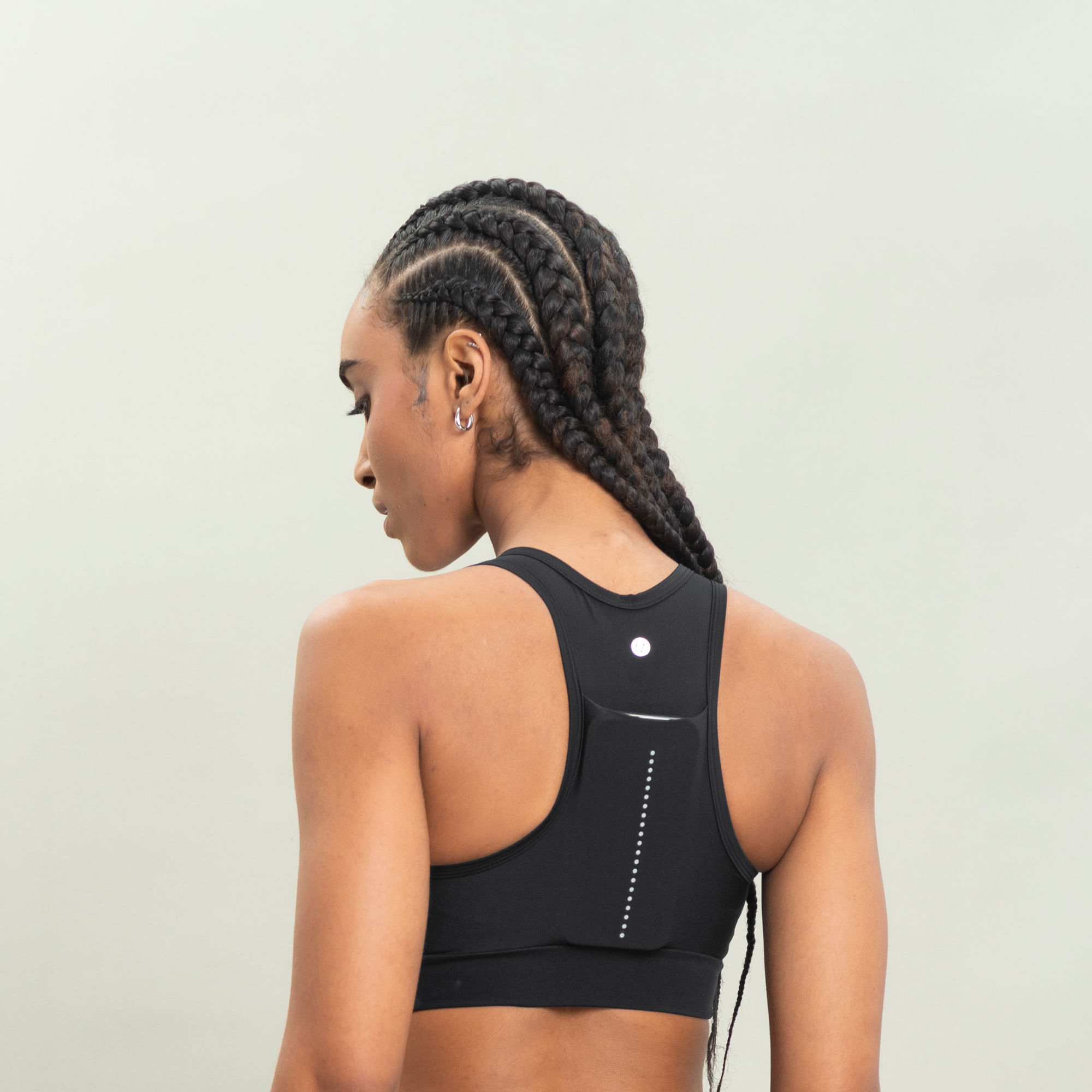 Top Feminino High Speed Com Bolso Vivame Preto - Imagem 2