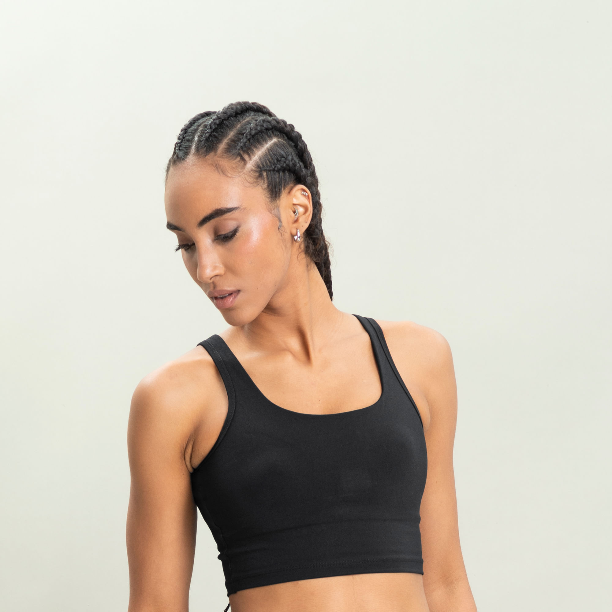 Top Long Urban Vivame Preto - Imagem 1