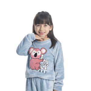 Pijama Sophia Soft Longo Infantil