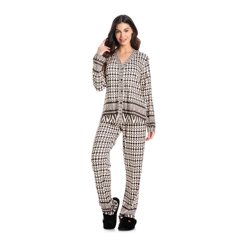 Pijama-Feminino-Longo-Abotoado-Alice-Daniela-Tombini