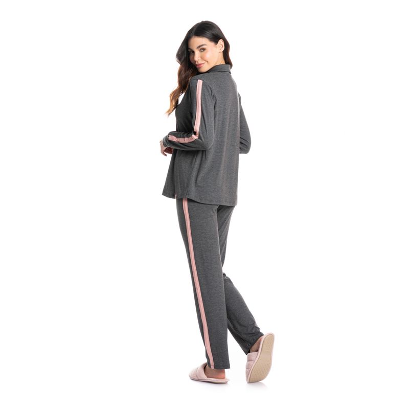 Pijama-Feminino-Longo-Abotoado-Maya-Daniela-Tombini