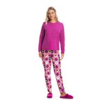 Pijama-Feminino-Longo-Em-Soft-Xadrez-Lyla-Daniela-Tombini