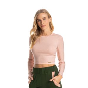 Blusa Feminina Canelada Crop Piza