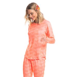 Pijama Feminino Longo Neon Logo Pipo