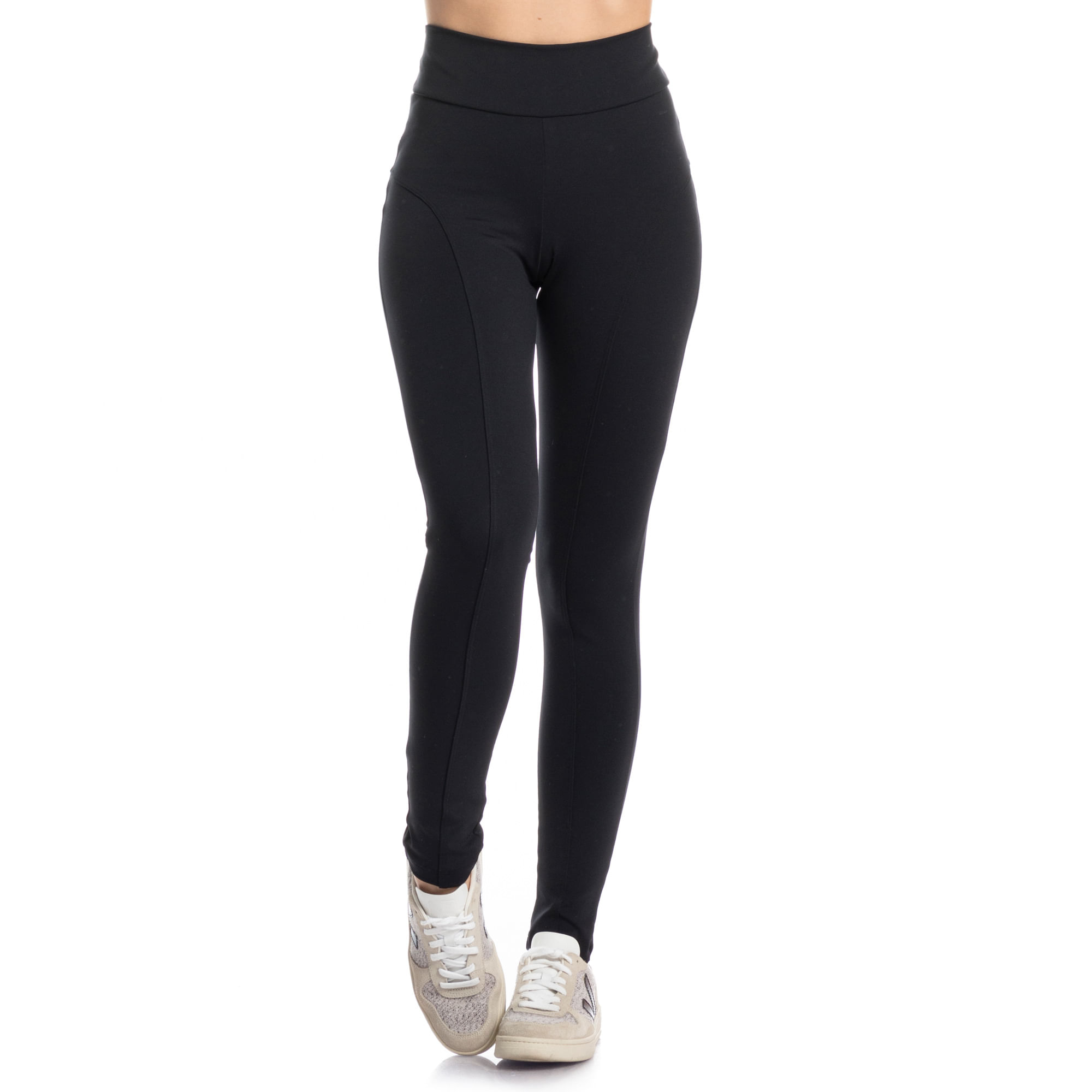 Calça Montaria Em Body Fit Preto - Imagem 1