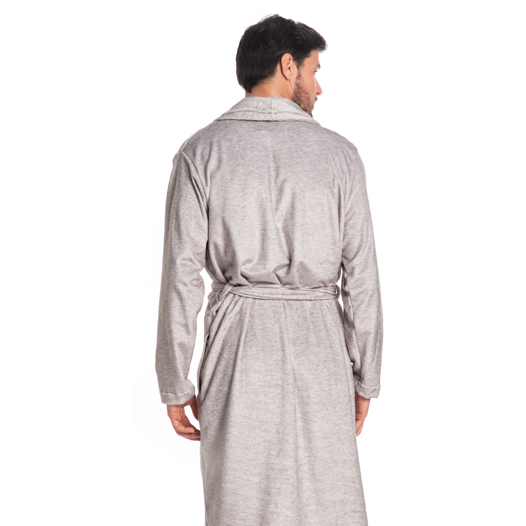 Robe Masculino Léo Tombini Cinza - Imagem 2