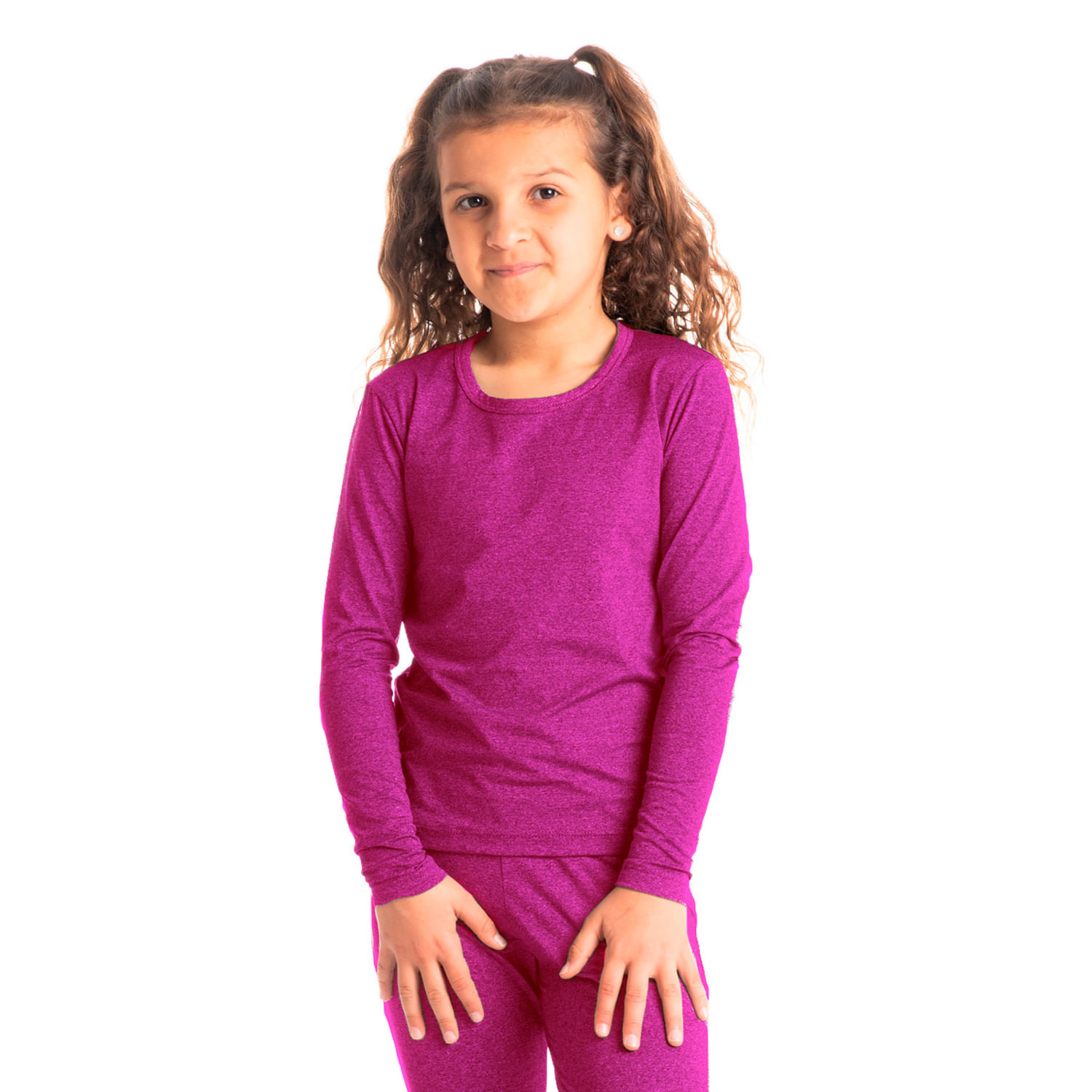 Blusa Infantil Unissex Thermo Rosa-2 - Imagem 1