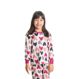 Pijama Infantil Feminino Longo Quartzo