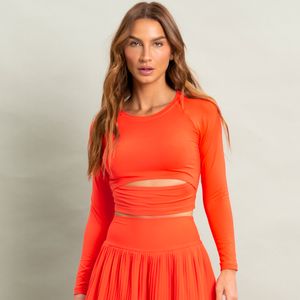 Blusa Feminina Manga Longa Cut Out Sprint Vivame