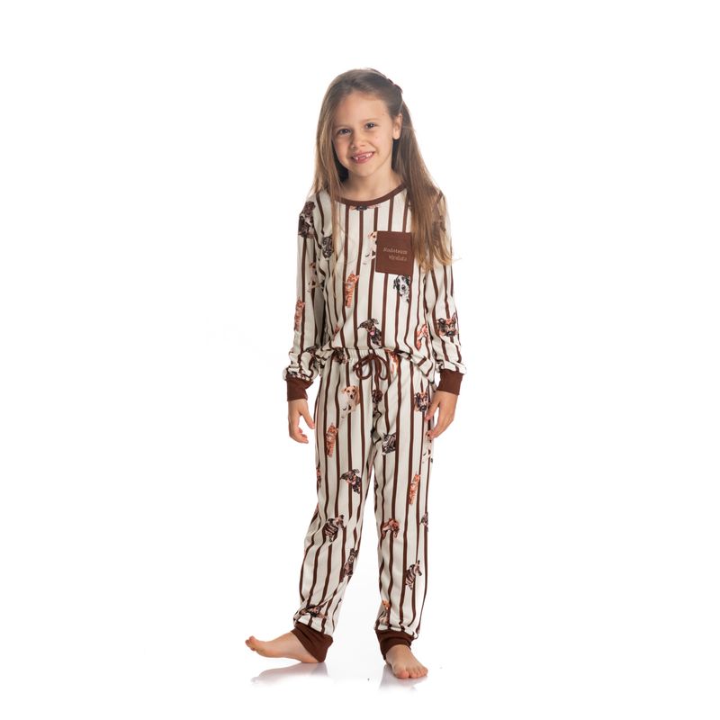 Pijama-Unissex-Infantil-Longo-Vira-Latas-Daniela-Tombini