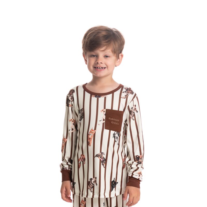 Pijama-Unissex-Infantil-Longo-Vira-Latas-Daniela-Tombini