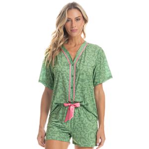 Pijama Feminino Curto Abotoado Malu
