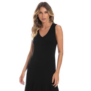 Vestido Midi Canelado Marrocos