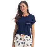 Pijama-Feminino-Curto-Com-Bolso-Angelina-Gato-Poa