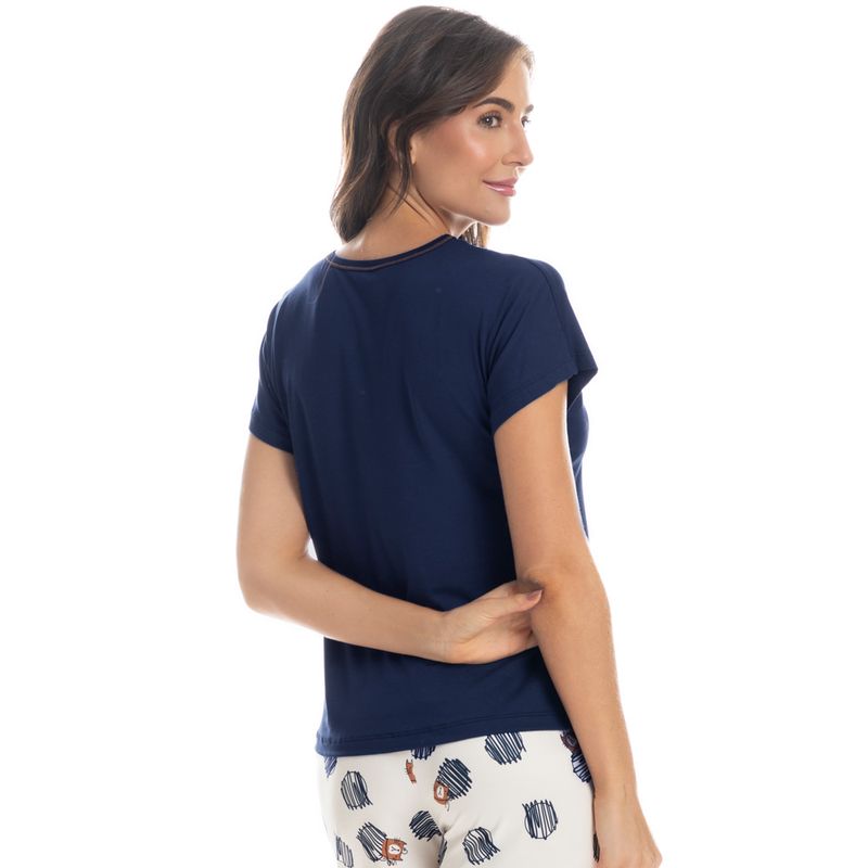 Pijama-Feminino-Curto-Com-Bolso-Angelina-Gato-Poa