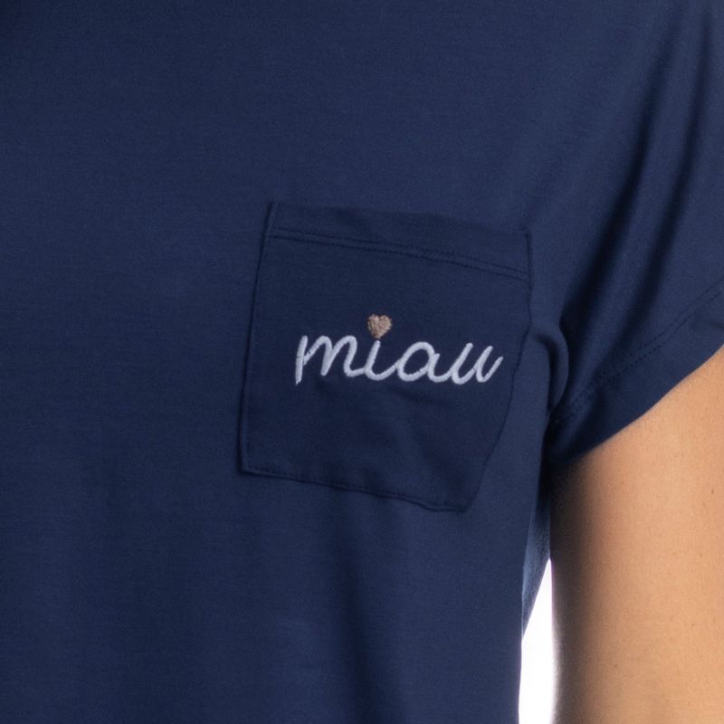 Pijama-Feminino-Curto-Com-Bolso-Angelina-Gato-Poa