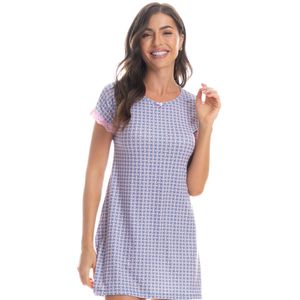 Camisão Feminino Curto Com Renda Safira