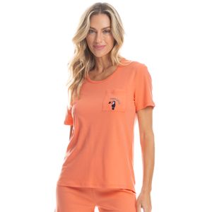Pijama Curto Com Bolso Fernada