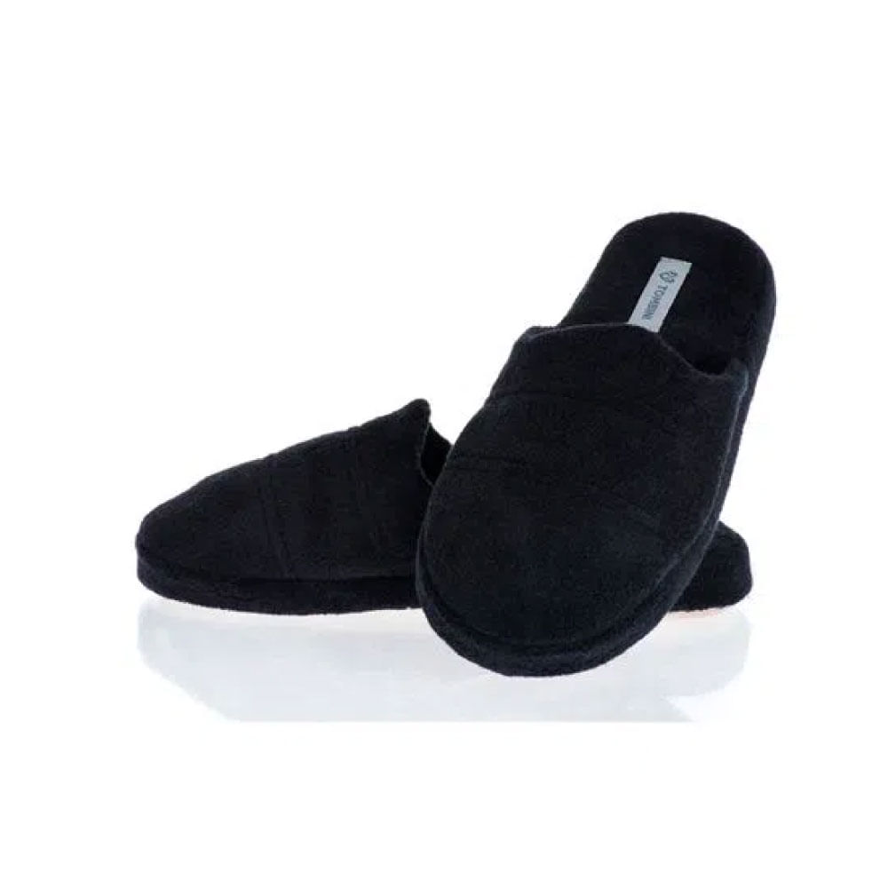 Chinelo Masculino Em Atoalhado Ramon Fechado Preto - Imagem 2