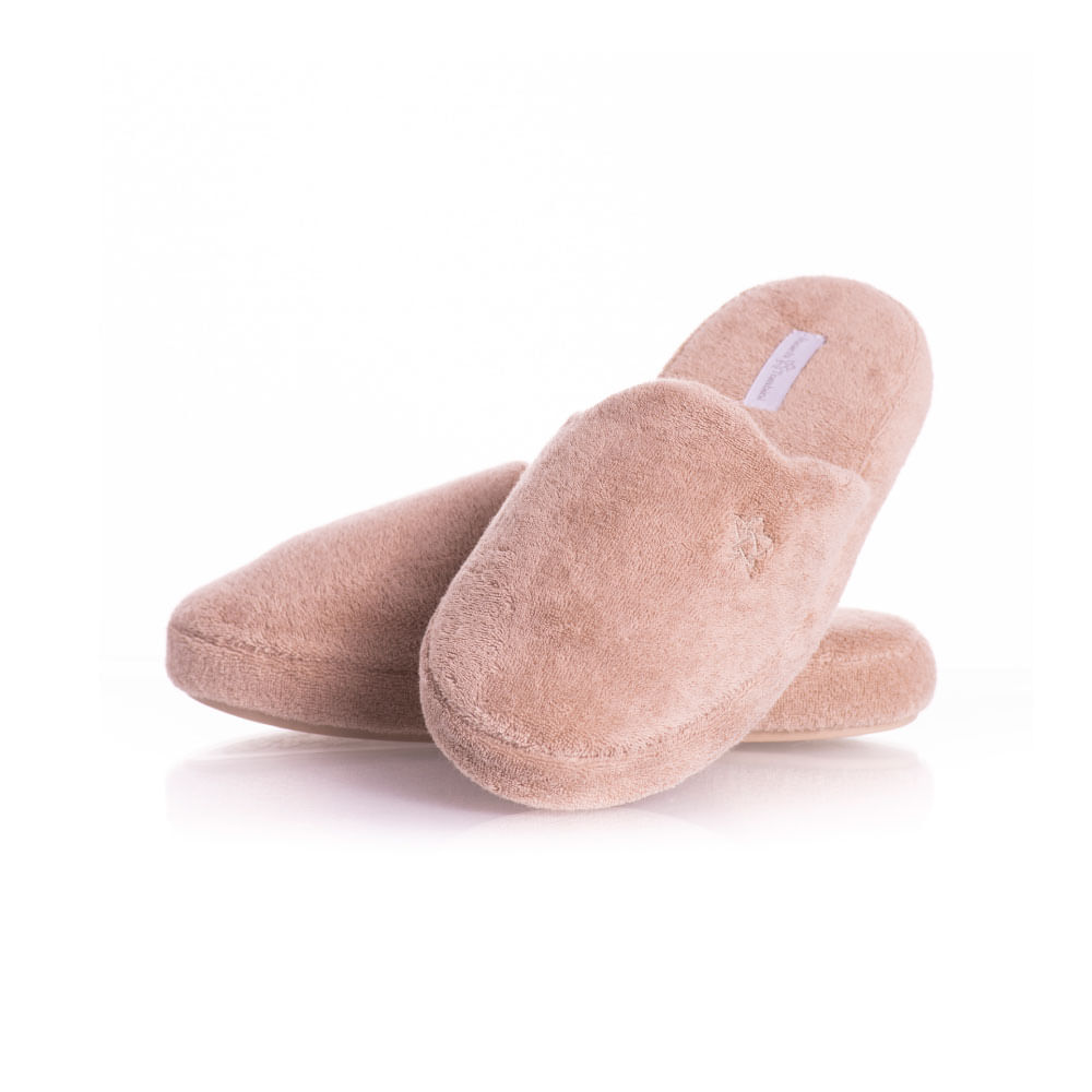 Chinelo Em Plush Elis Rosa-2 - Imagem 1