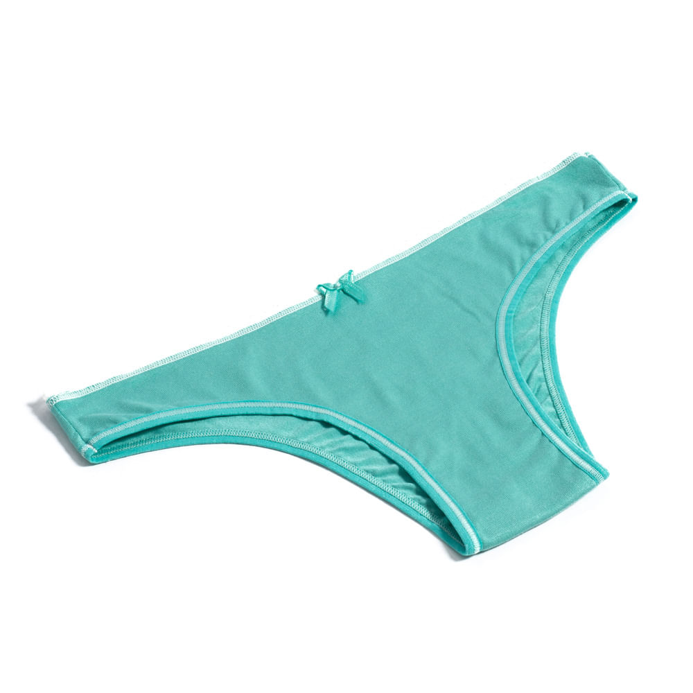 Kit De Calcinhas Summer Azul - Imagem 2