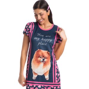 Camisão Curto Corações Lyla Love