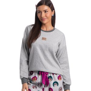 Pijama Feminino Longo Soft Lyla Retratos