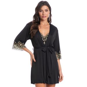 Robe Feminino Curto Com Renda Mila