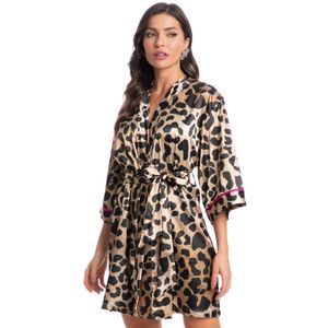 Robe Feminino Curto Animal Print Luna