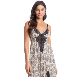 Camisola Midi Com Renda Malu