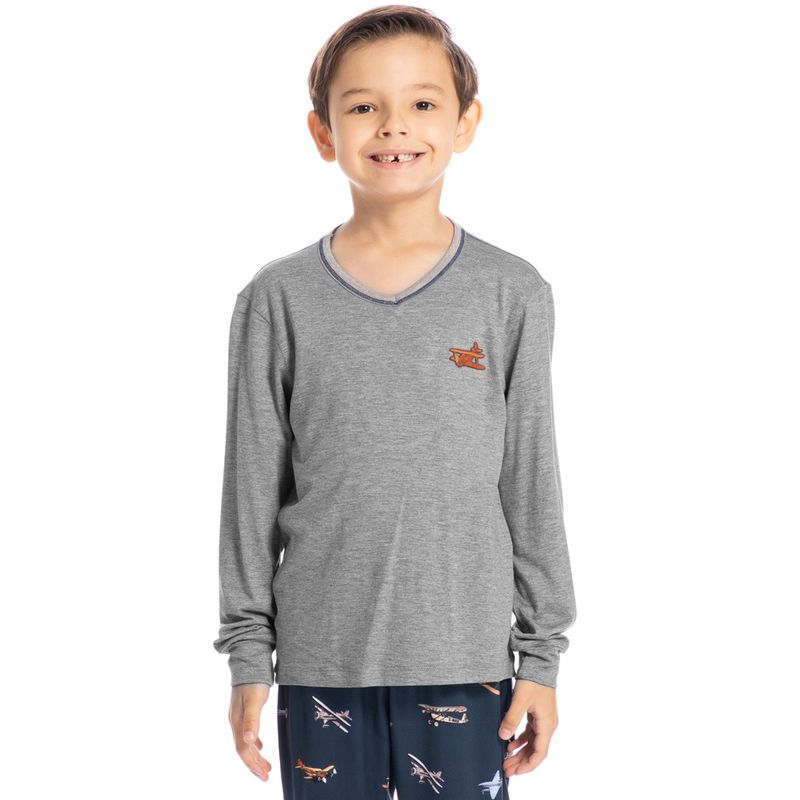 Pijama-Infantil-Masculino-Longo-Avioes-Matteo