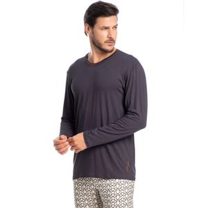 Pijama Masculino Longo Decote V Vicenzo Tombini