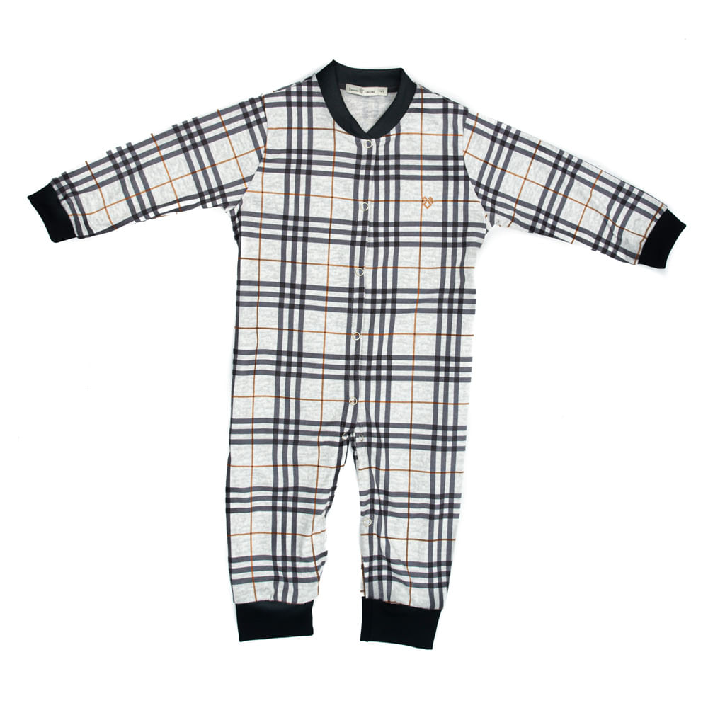 Macacão Baby Bernardo Tombini Preto - Imagem 1