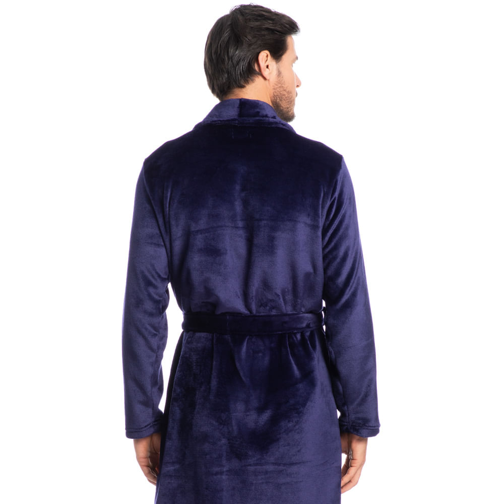 Robe Masculino Léo Tombini Bege - Imagem 2