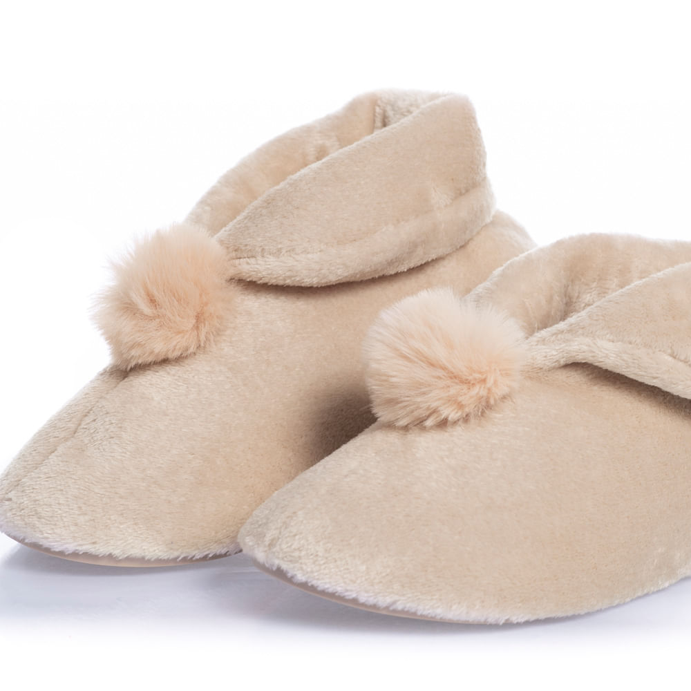 Bota Feminina Soft Luli Bege - Imagem 2