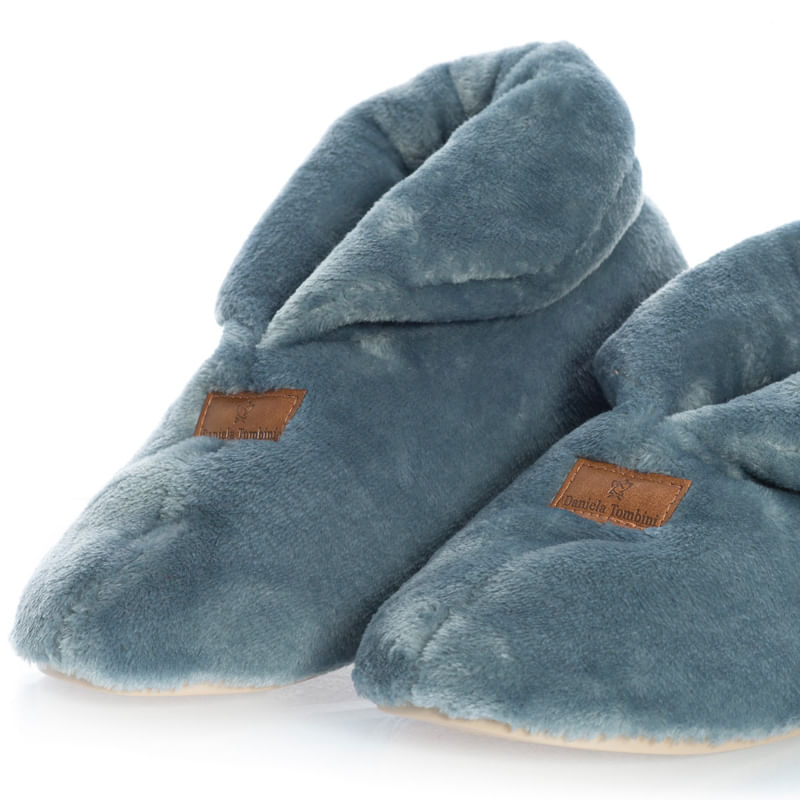 Bota Feminina Emanuelle Azul-2 - Imagem 2